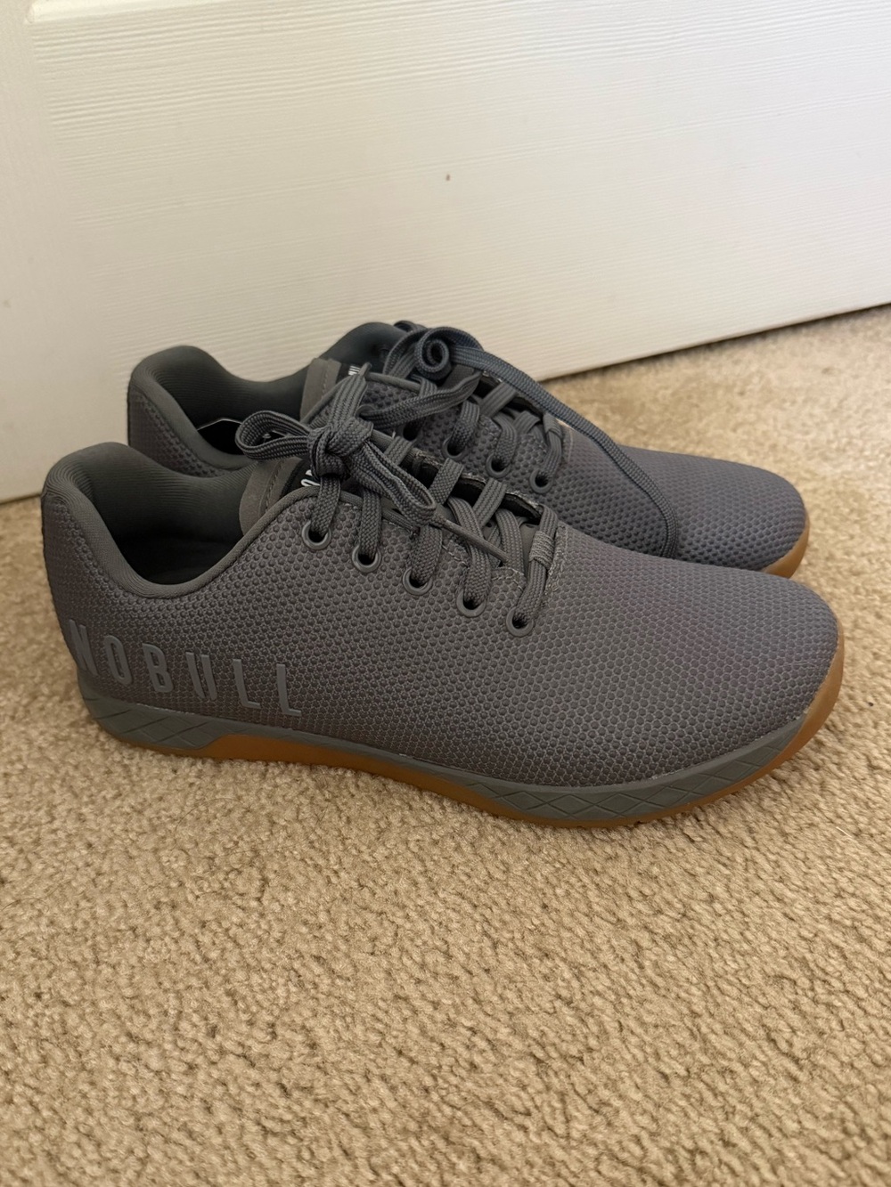 NOBULL Gray Trainers with Gum Sole